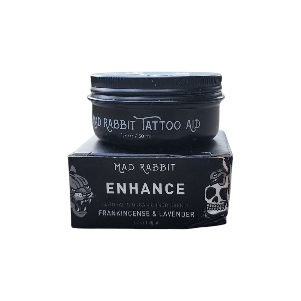 2 Mad Rabbit Tattoo Balms Aftercare Cream Color Enhancement Revives Old Tattoos